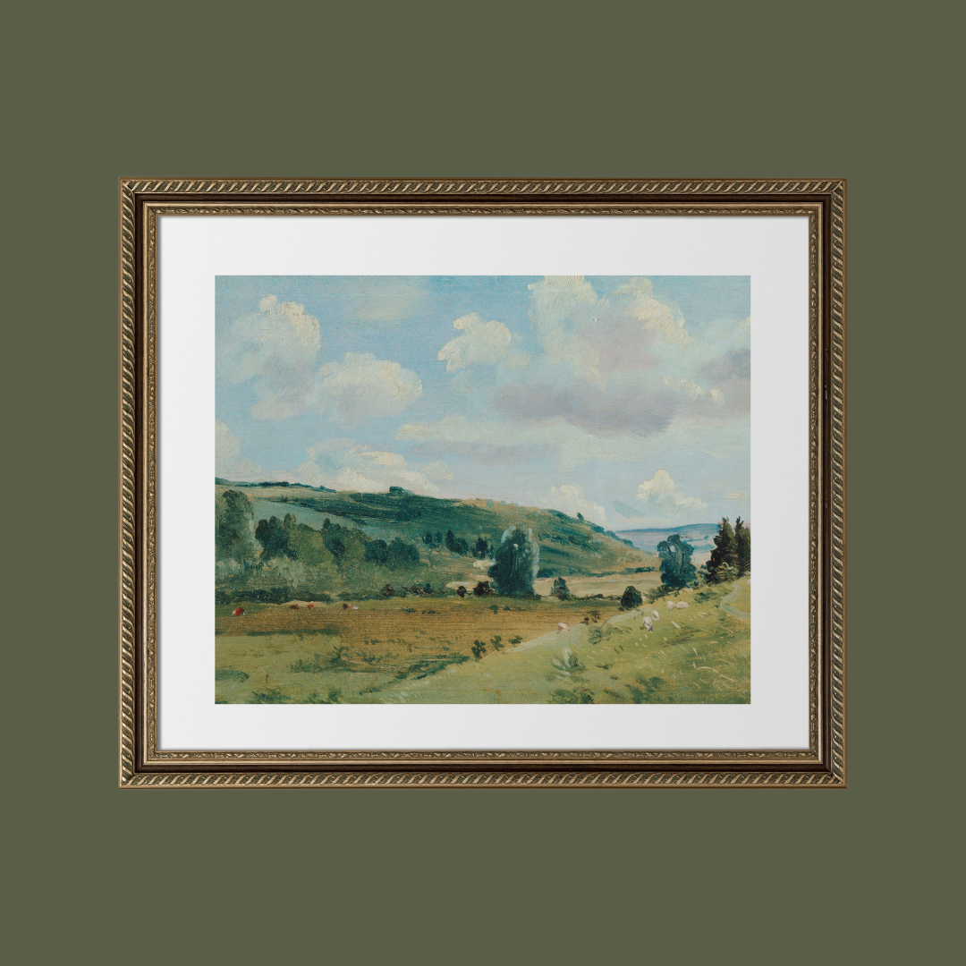 English Country Landscape Art Print