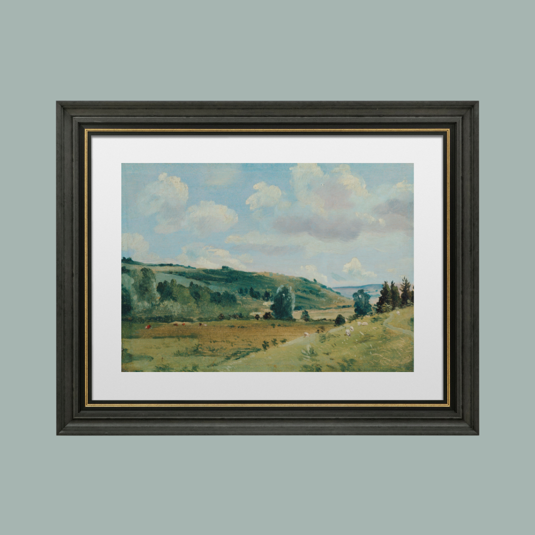 English Country Landscape Art Print