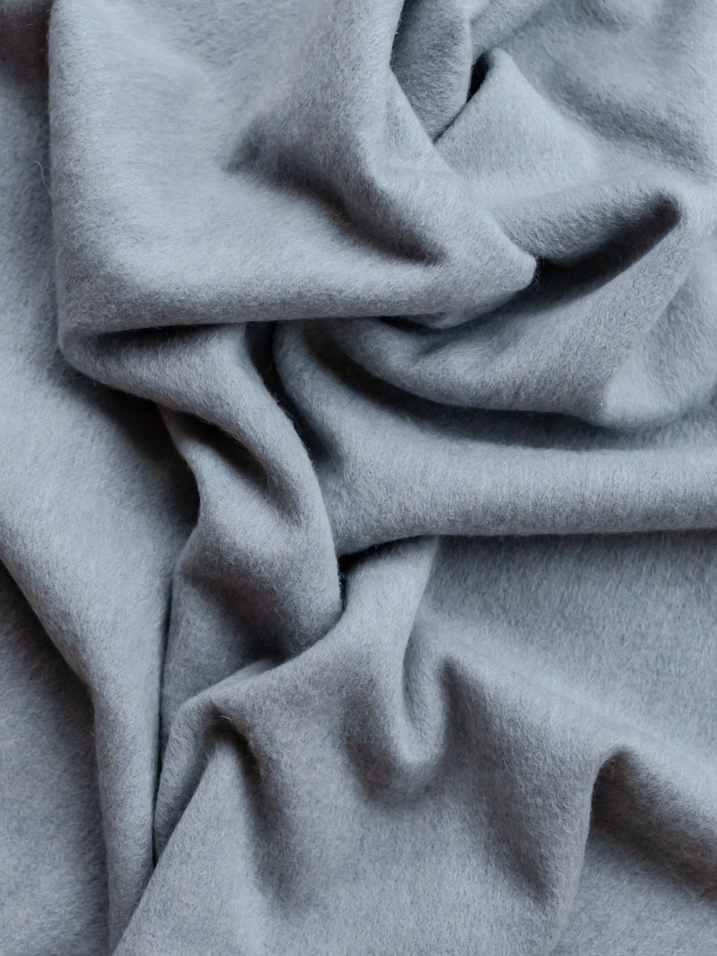 Lambswool Oversized Scarf in Grey Melange