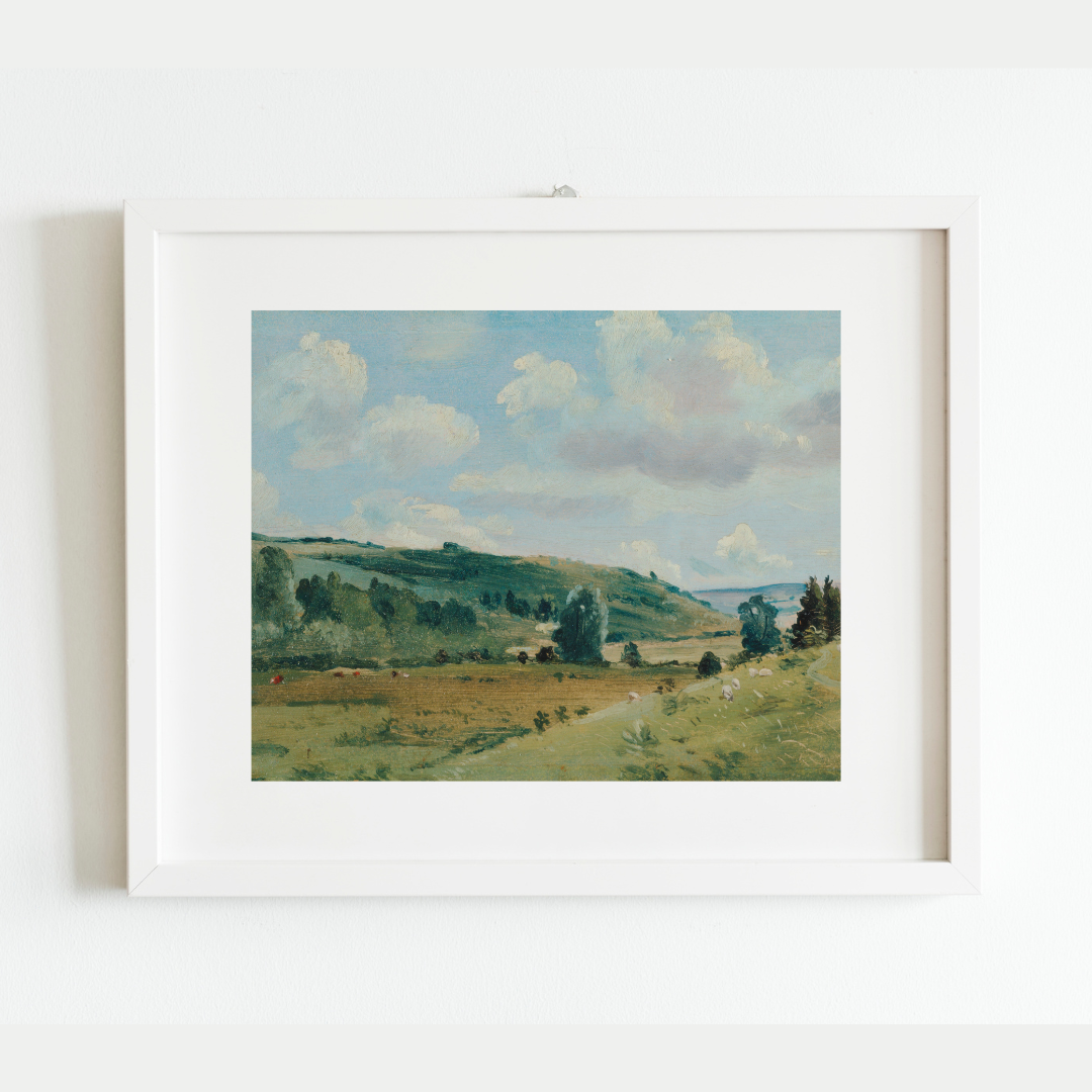 English Country Landscape Art Print