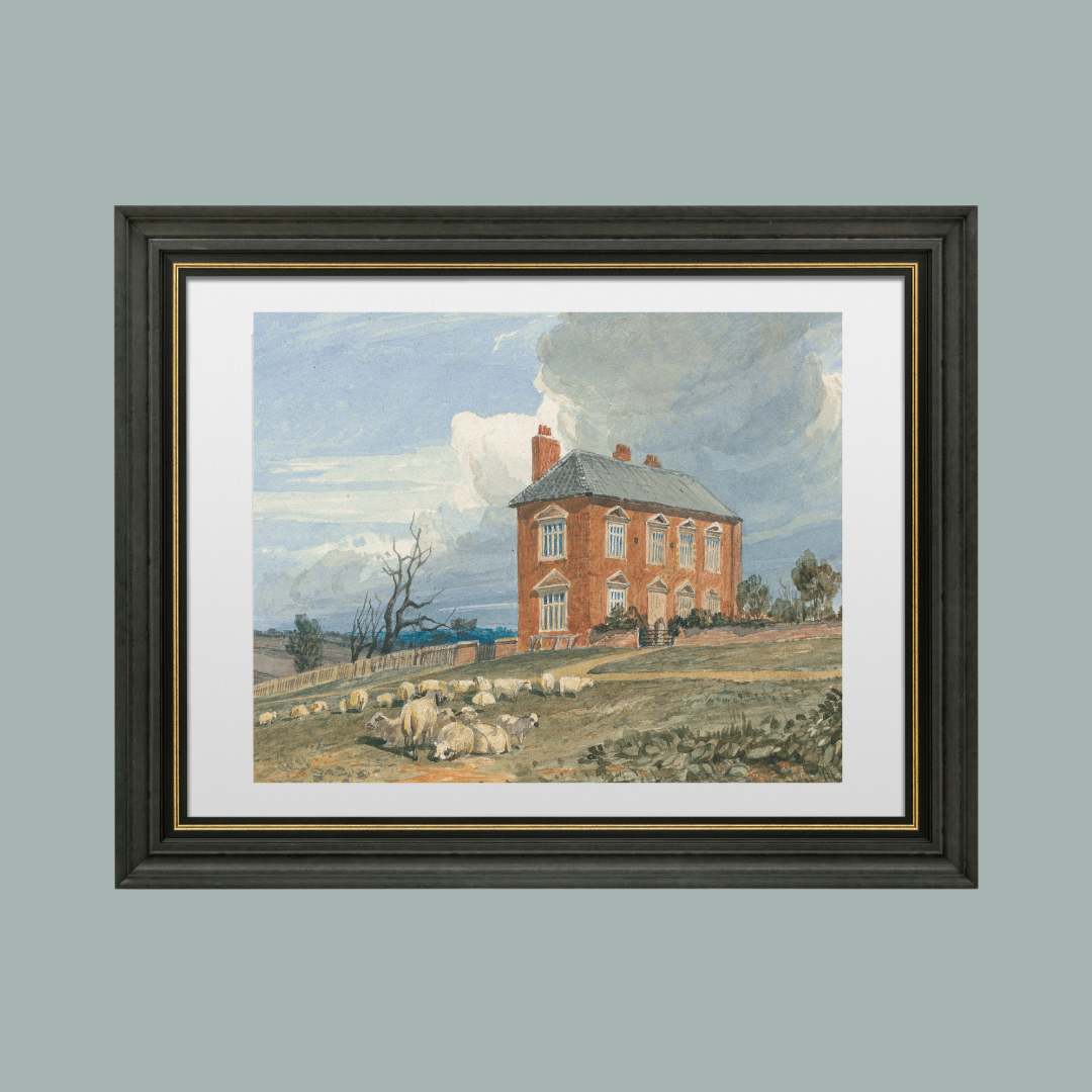 Irmingland Hall, Norfolk Antique Art Print