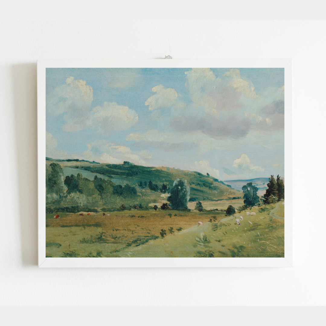 English Country Landscape Art Print