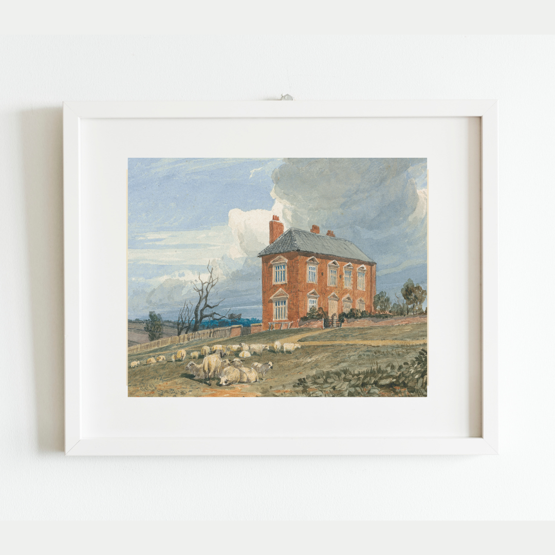 Irmingland Hall, Norfolk Antique Art Print