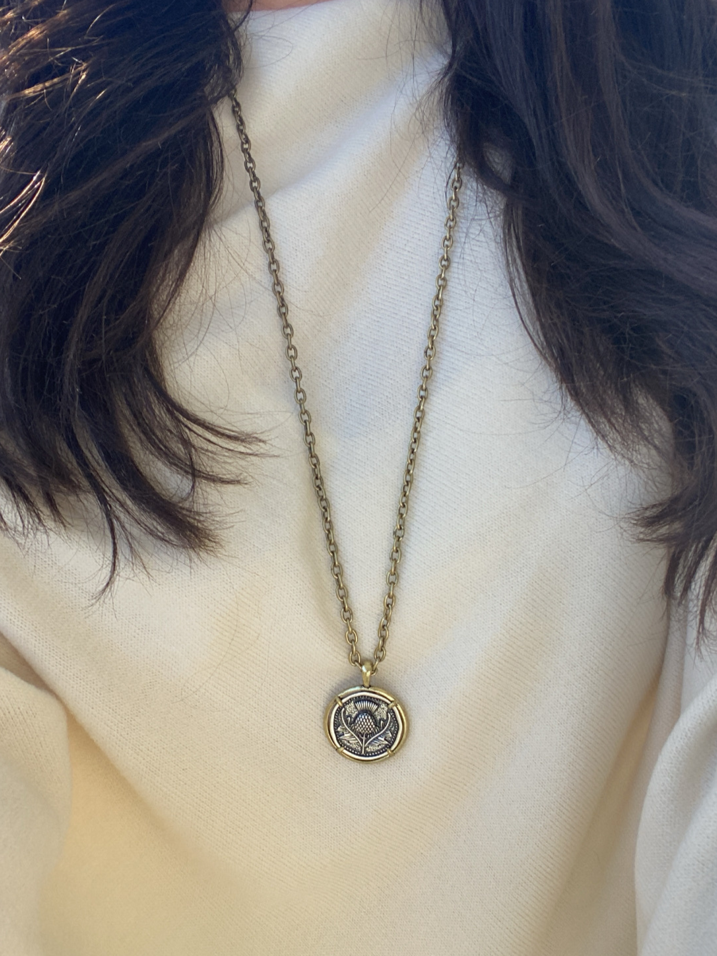 Highland Thistle Pendant Necklace