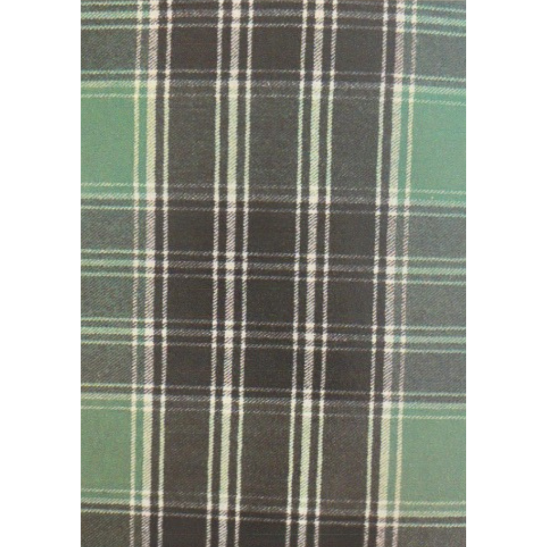 Macdonald of the Isles Tartan - Print & White Frame