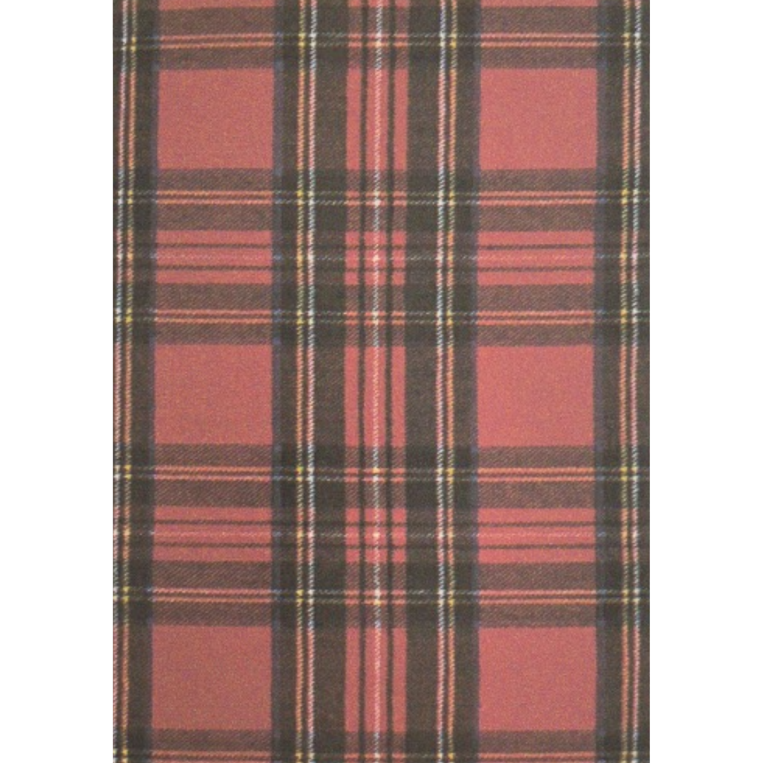 Stewart Royal Tartan - Print & White Frame