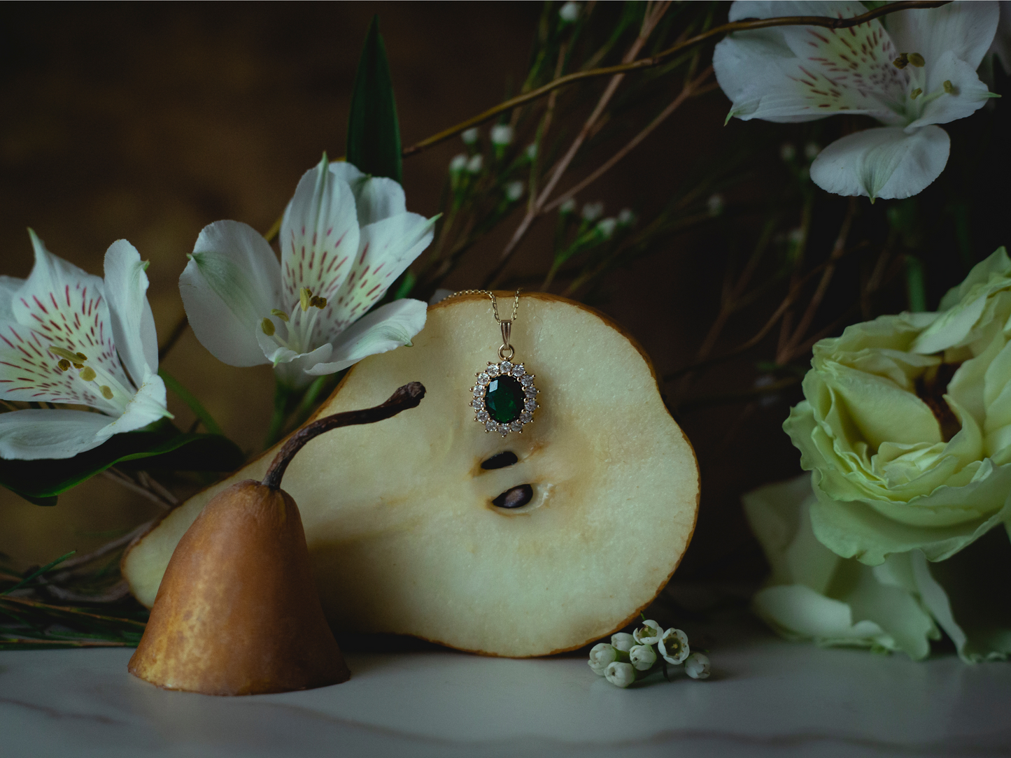 The Duchess Necklace - Emerald