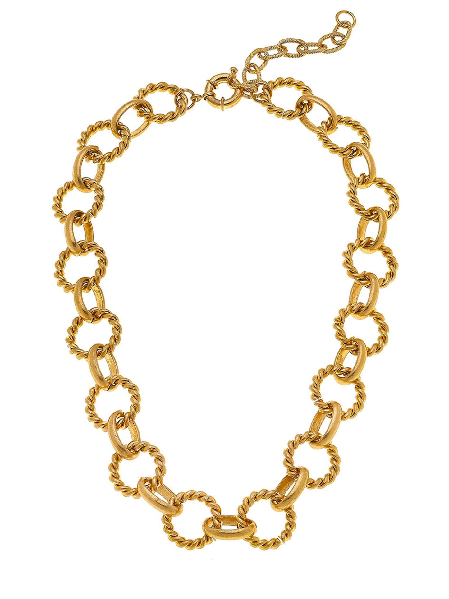 Linked Rope Chain Necklace