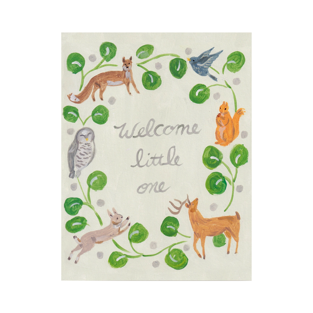 Woodland Wreath Card