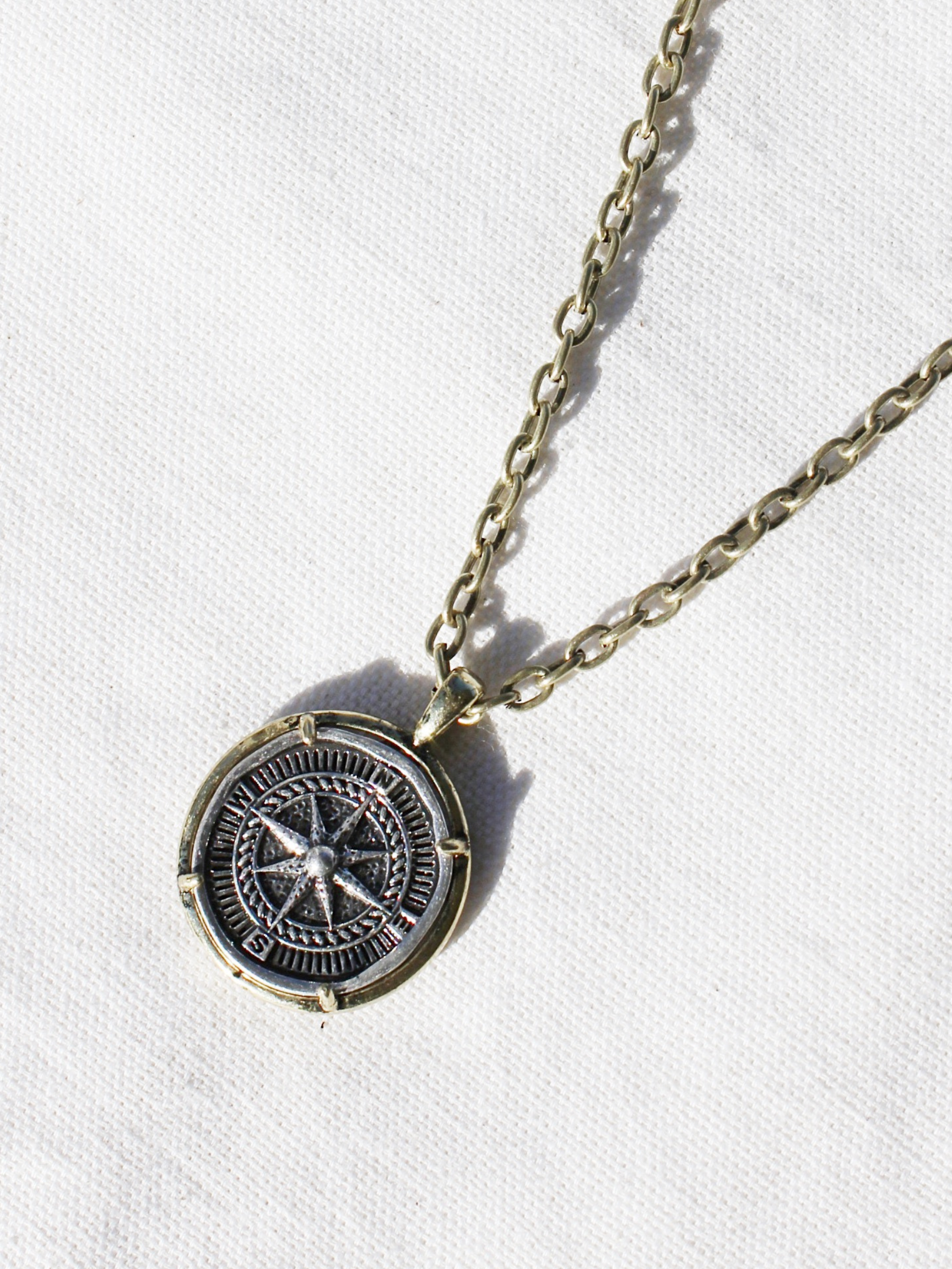 Compass 2025 coin necklace