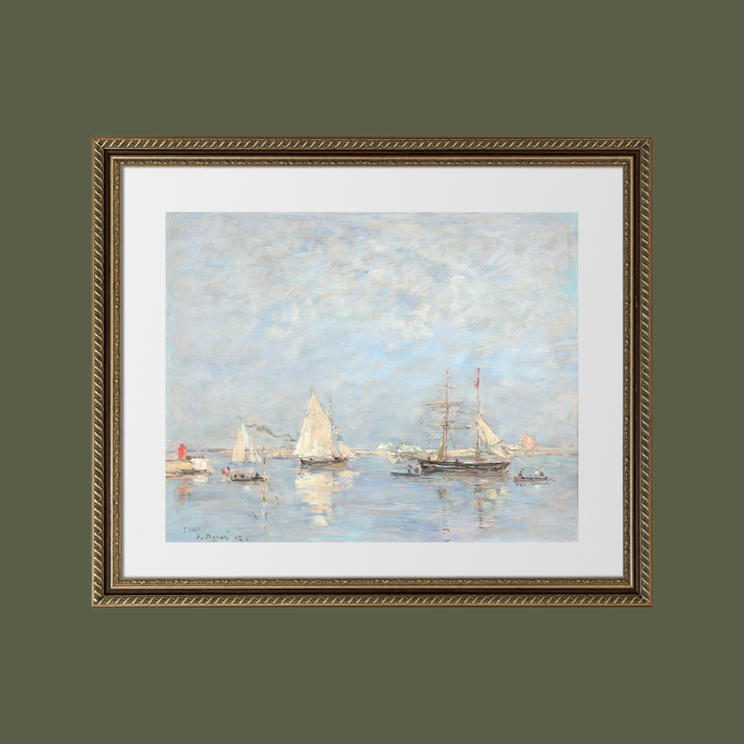 On the Water Antique Art Print