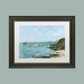 Boats in the Bay Antique Art Print