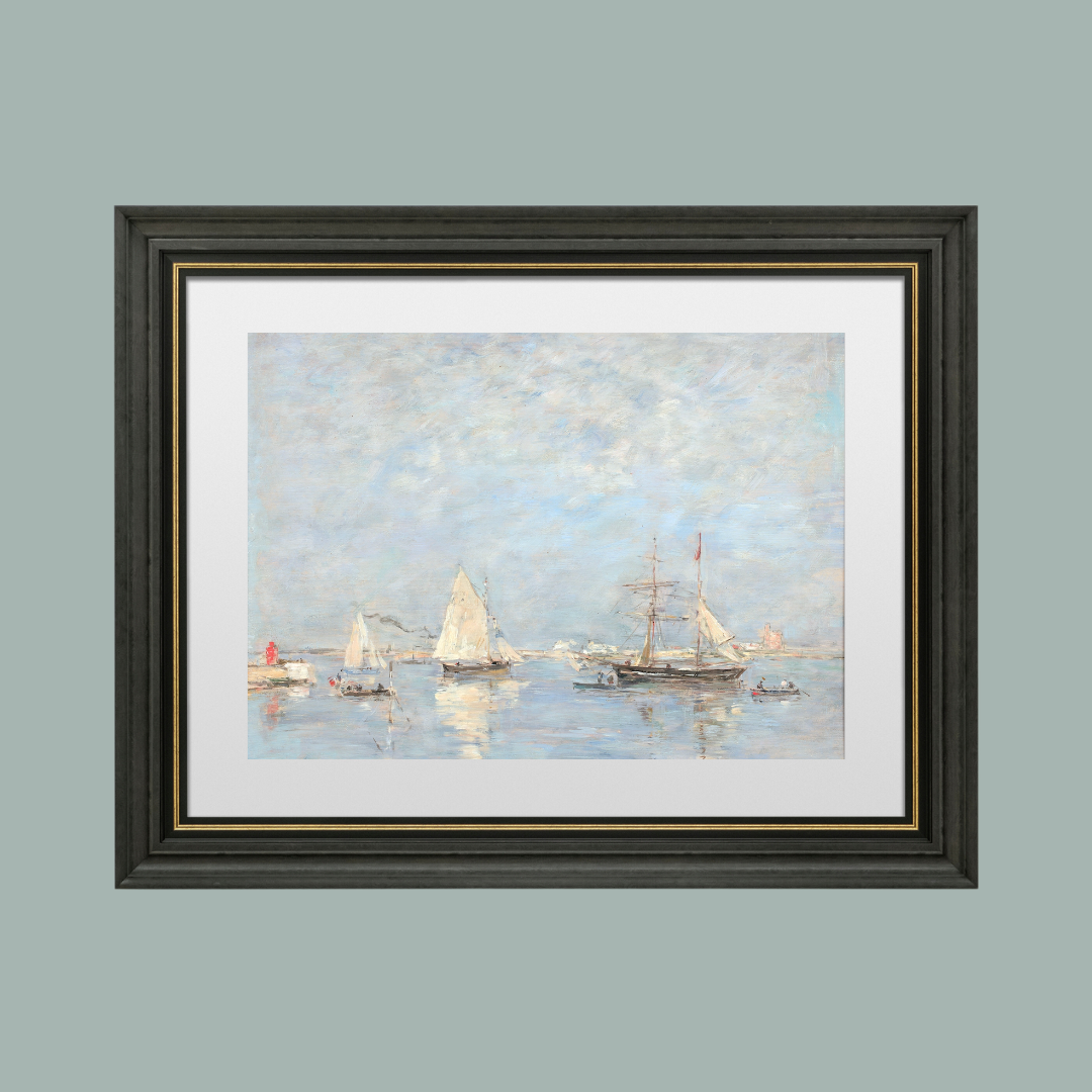 On the Water Antique Art Print