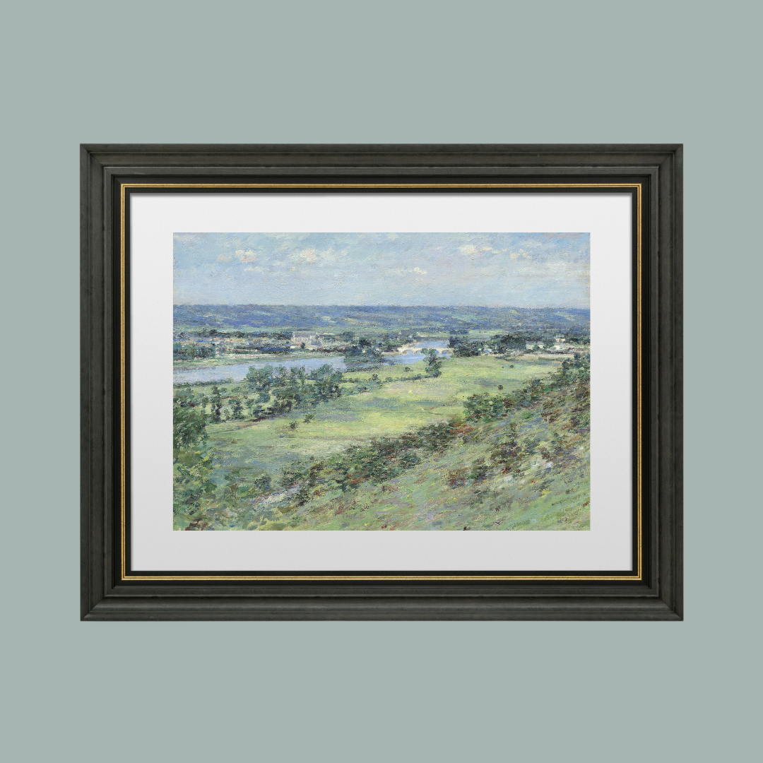 The Valley of the Seine Antique Art Print