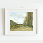 Walk to the Village Antique Art Print