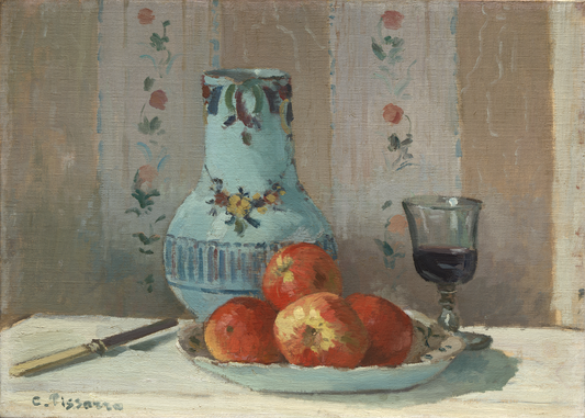 Still Life with Apples and Pitcher Print