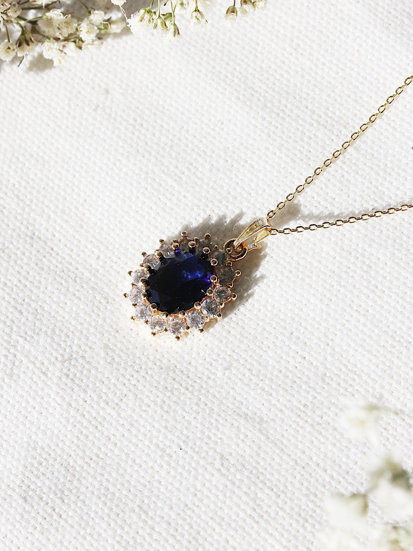 The Duchess Necklace - Sapphire Blue
