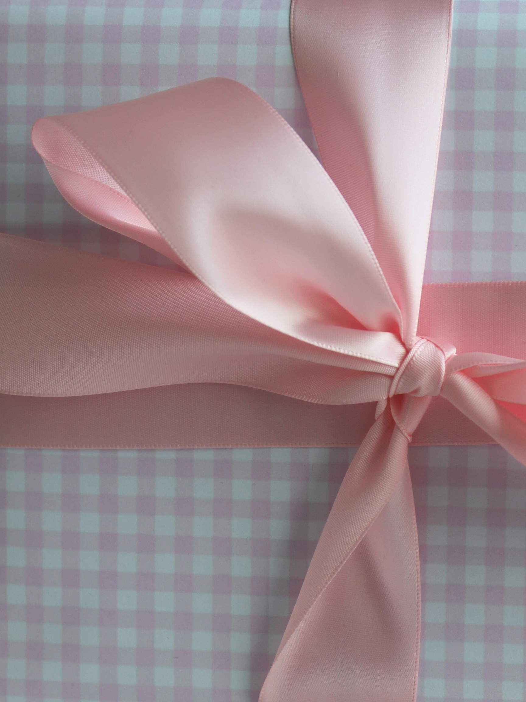 Light Pink Gingham Wrapping Paper – Sea to Skye