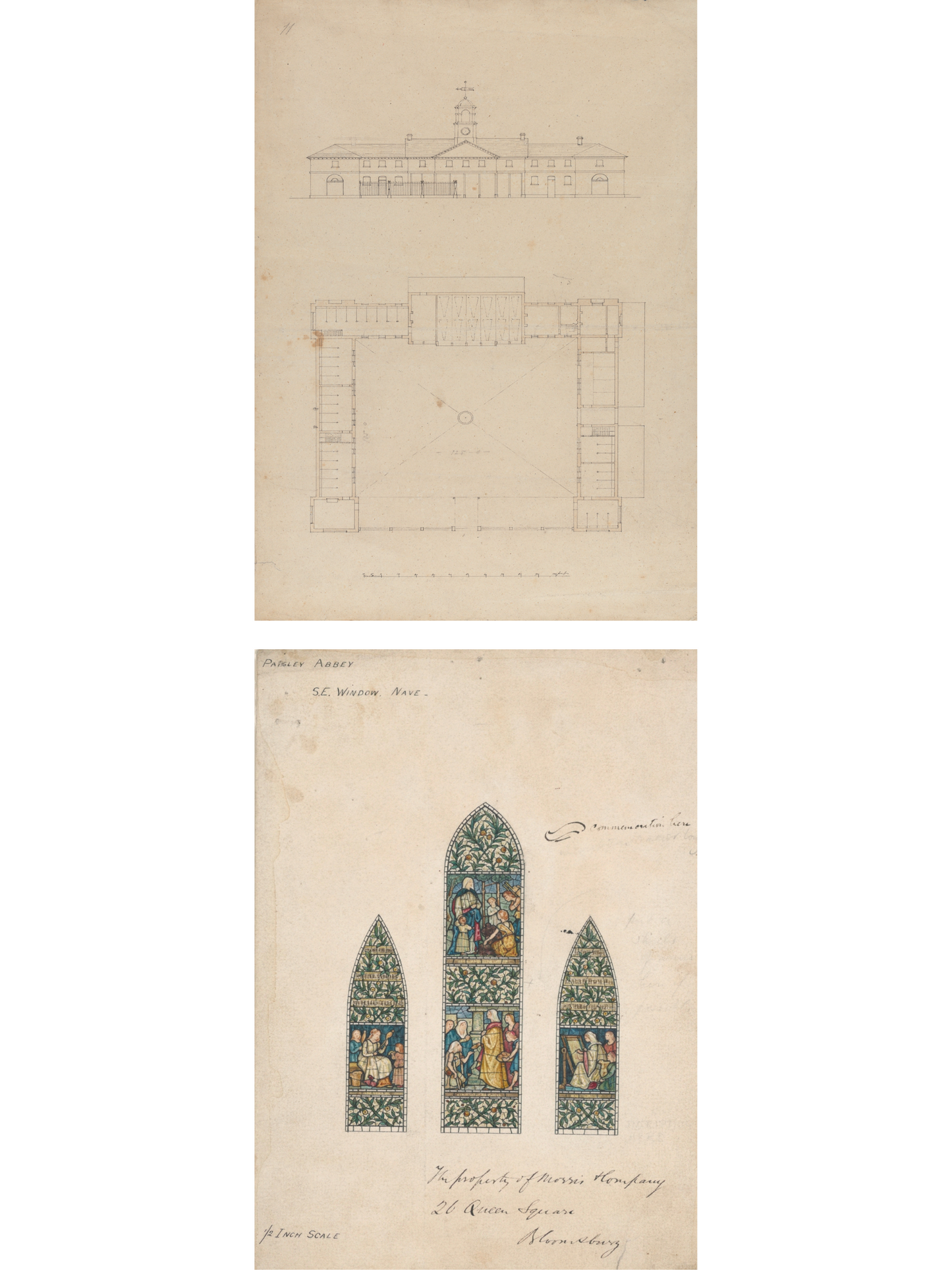 Design for Stables & Paisley Abbey of Scotland Prints