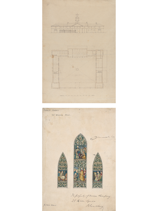 Design for Stables & Paisley Abbey of Scotland Prints