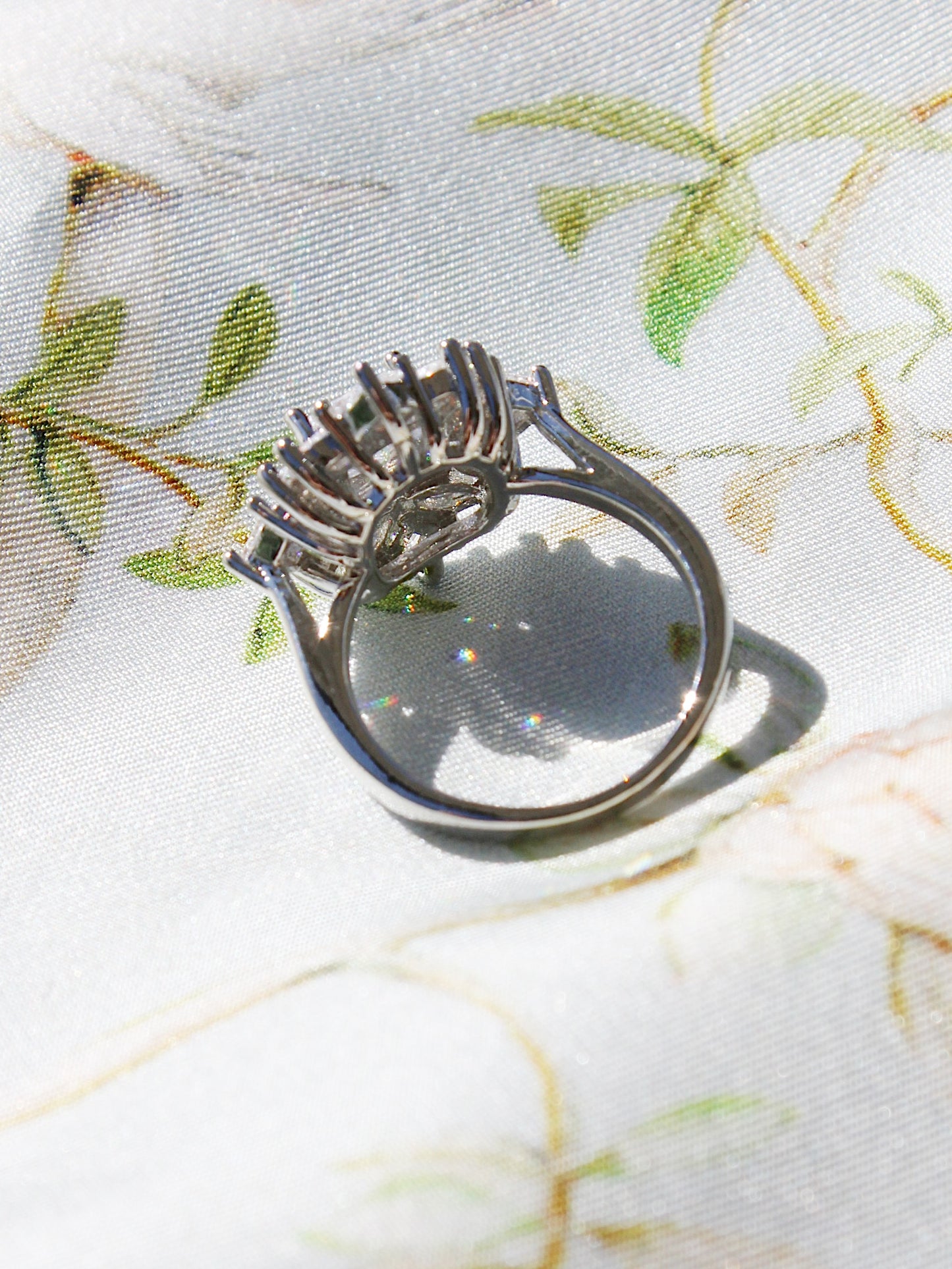 Vintage Inspired Crystal Ring