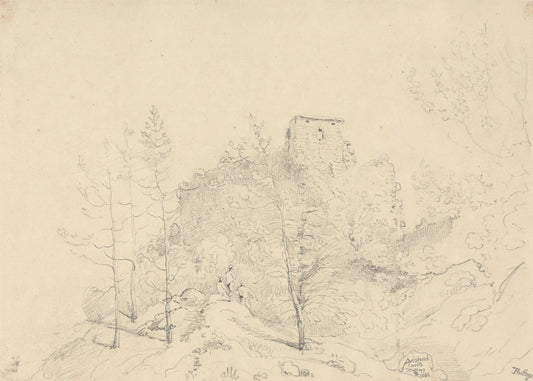 Carisbrooke Castle 1826 Print