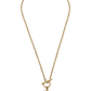 Shell T-Bar Charm Necklace